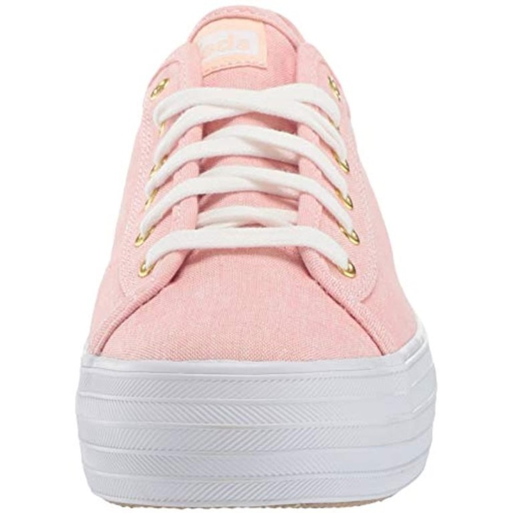 Keds triple kick chambray pink dream foam platform Y2K canvas sneakers 9.5 NWOB - Picture 11 of 12